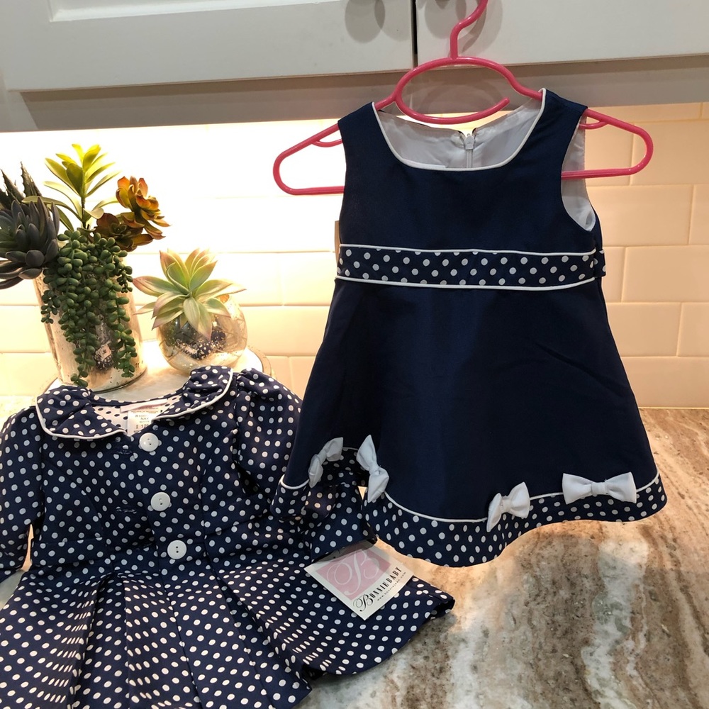 12 Month Bonnie Baby Dress and Petty Coat